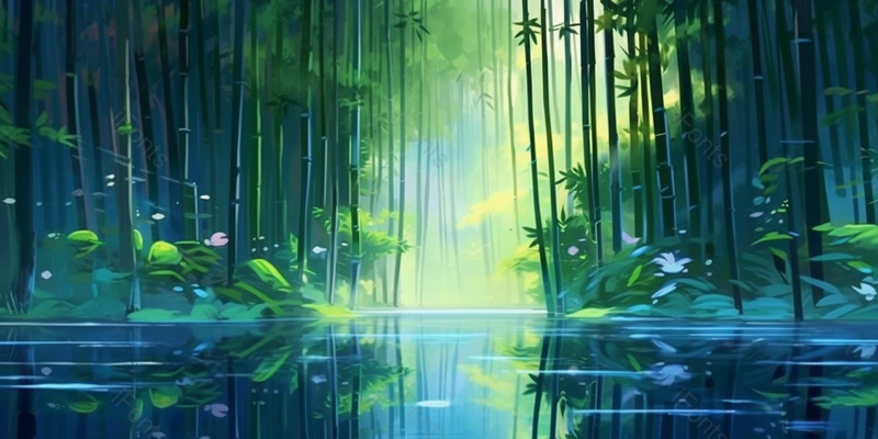 杭州西湖十景曲院风荷,插画/手绘图,插画/手绘图库,插画/手绘图下载,插画/手绘